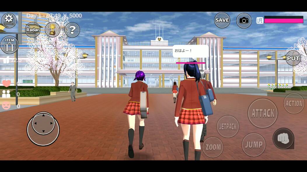 Download SAKURA School Simulator [MOD Unlimited money] for Android