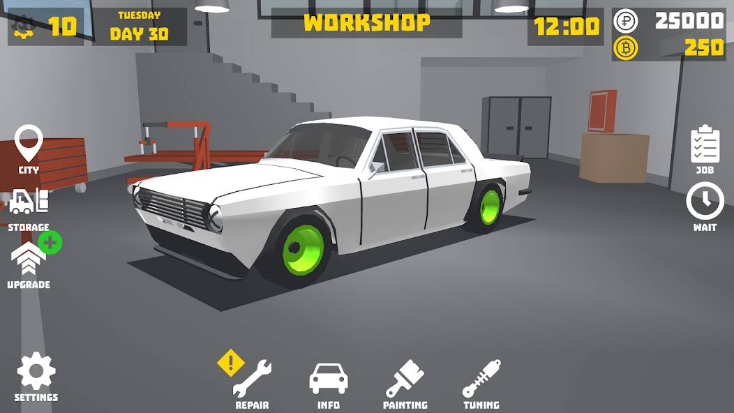 Download Retro Garage - Car Mechanic [MOD money] for Android