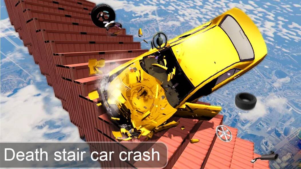 Download Beam Drive Crash Death Stair C [MOD coins] for Android