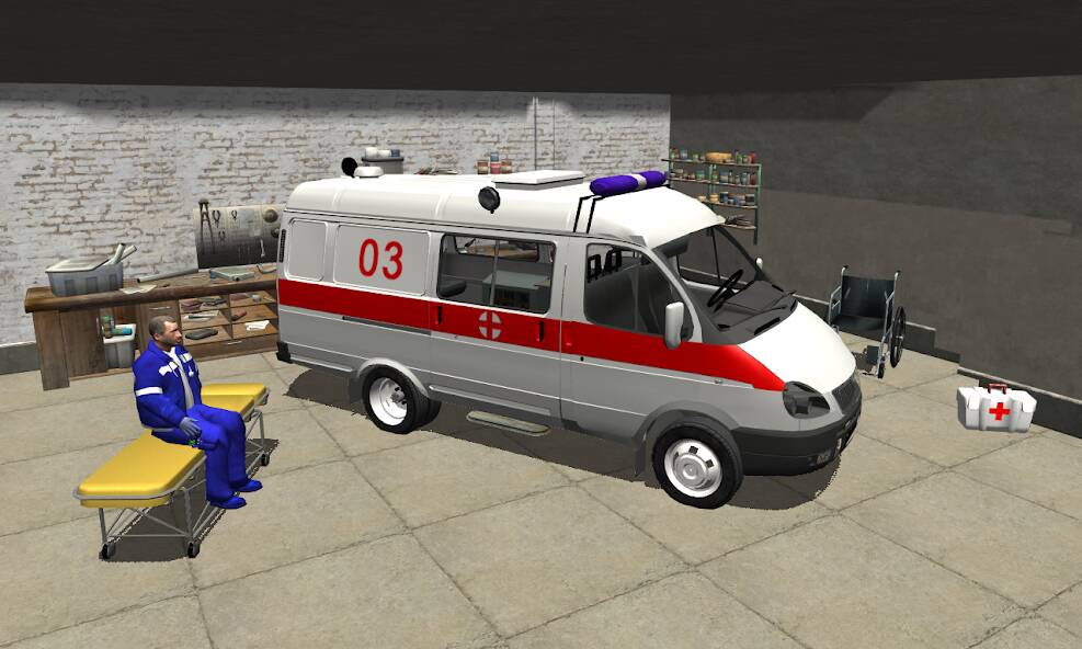Download Ambulance Simulator 3D [MOD Unlimited coins] for Android