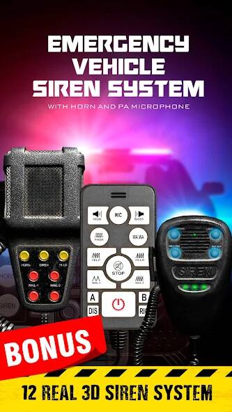Download Siren sounds set: siren system [MOD Unlimited coins] for Android