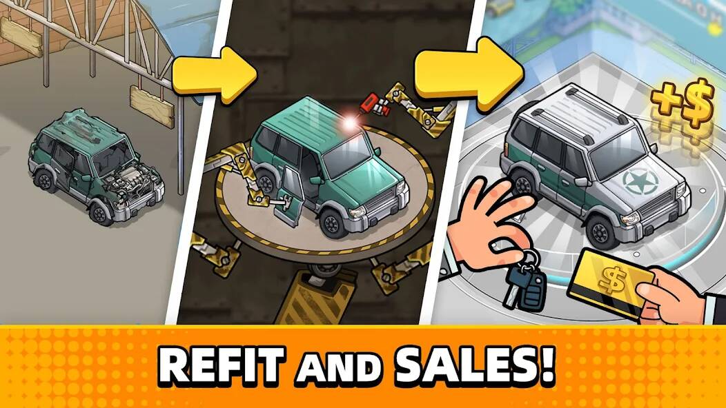 Download Used Car Tycoon Game [MOD money] for Android