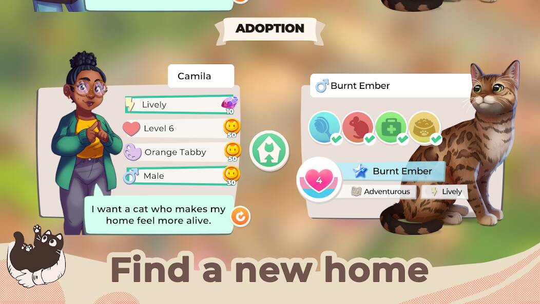 Download Cat Rescue Story: pets home [MOD Unlimited money] for Android