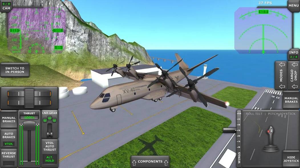 Download Turboprop Flight Simulator [MOD money] for Android