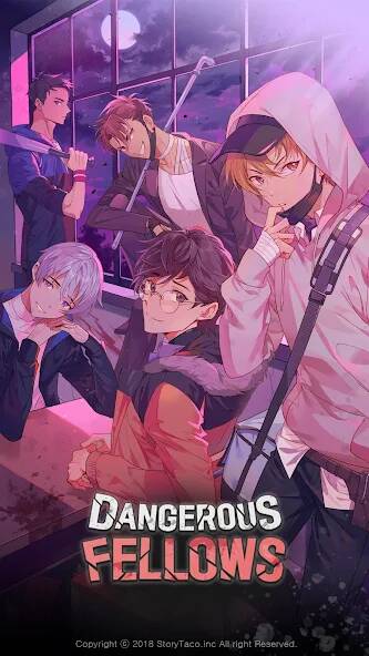 Download Dangerous Fellows:Otome Dating [MOD coins] for Android
