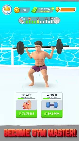 Download Idle Gym Life: Street Fighter [MOD coins] for Android