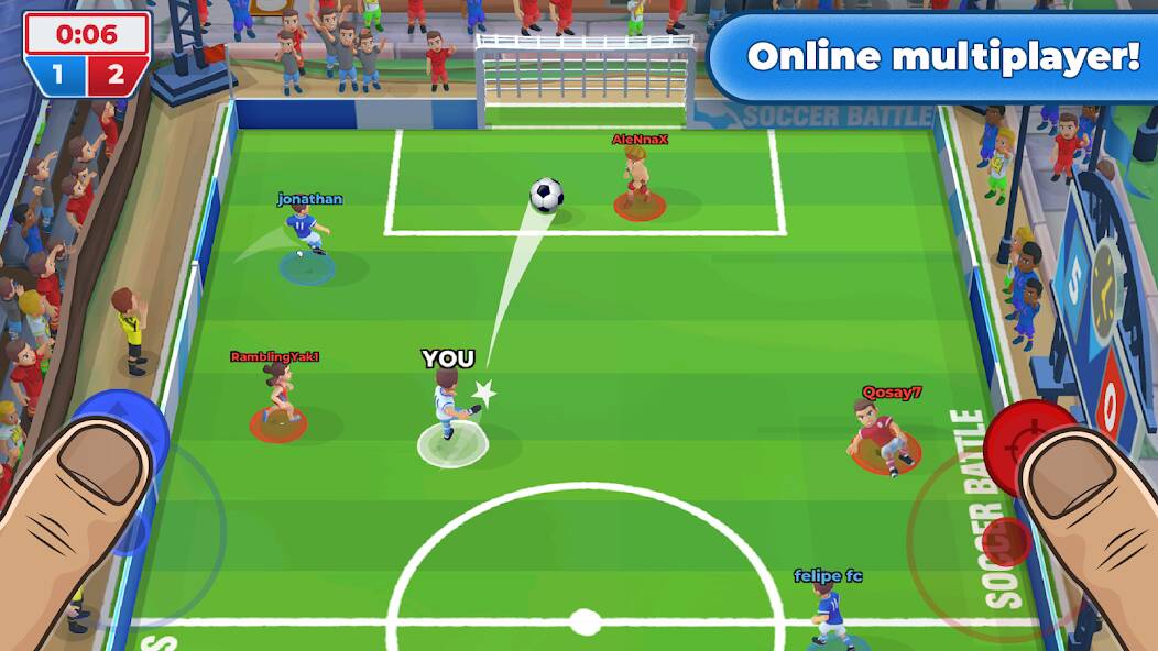 Download Soccer Battle - PvP Football [MOD money] for Android