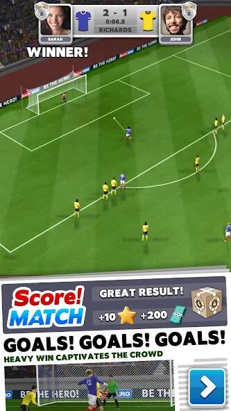 Download Score! Match - PvP Soccer [MOD coins] for Android
