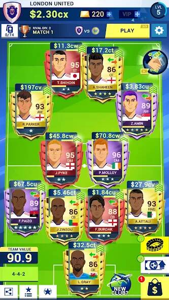 Download Idle Eleven - Soccer tycoon [MOD coins] for Android