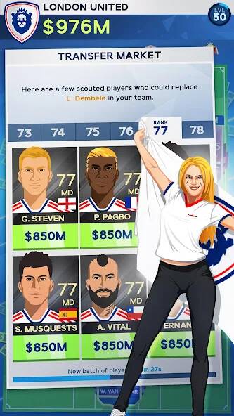 Download Idle Eleven - Soccer tycoon [MOD coins] for Android