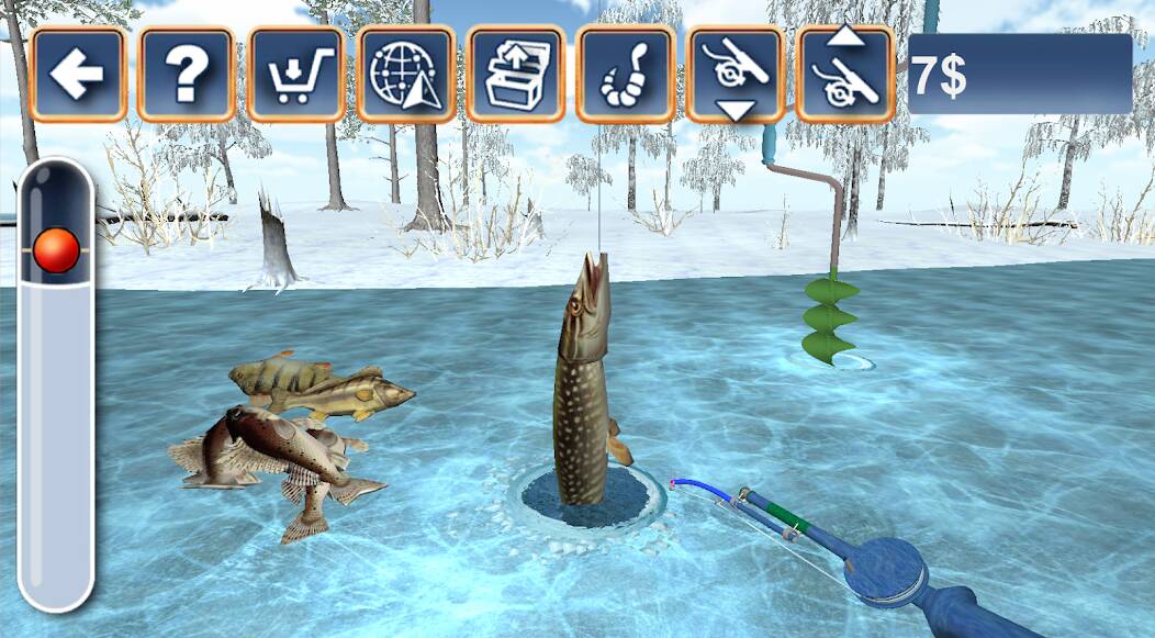 Download Fishing in the Winter. Lakes. [MOD money] for Android