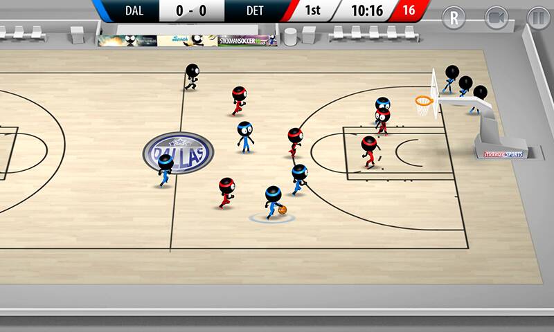 Download Stickman Basketball 2017 [MOD money] for Android