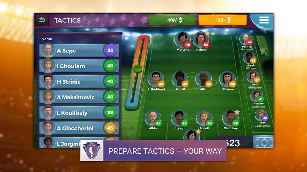 Download WSM - Women's Soccer Manager [MOD money] for Android