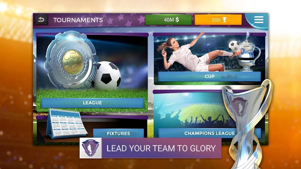 Download WSM - Women's Soccer Manager [MOD money] for Android