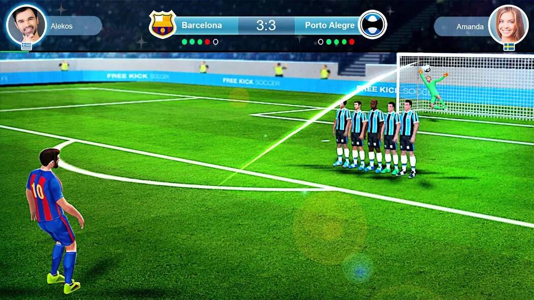 Download FreeKick PvP Football [MOD money] for Android