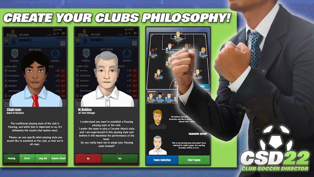 Download Club Soccer Director 2022 [MOD Unlimited money] for Android