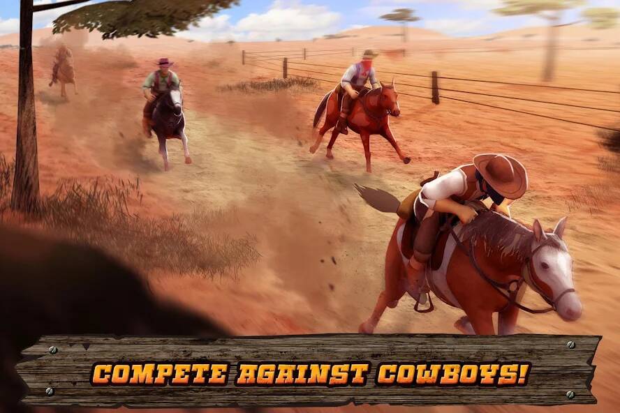 Download Cowboys Horse Racing Derby [MOD Unlimited money] for Android