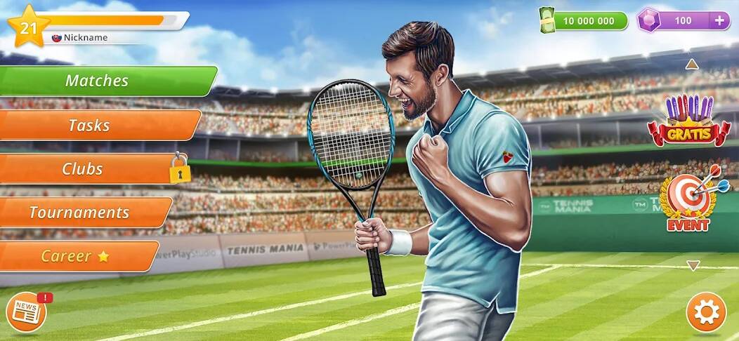 Download Tennis Mania Mobile [MOD Unlimited money] for Android